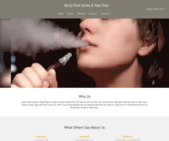 Rockypointsmokeandvape.com(Rocky Point Smoke & Vape Shop) Screenshot