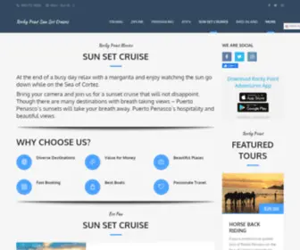 Rockypointsunsetcruises.info(Sun Set Cruises) Screenshot