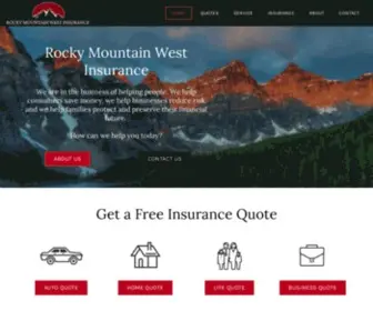 RockyQuote.com(Rocky Mountain West Insurance) Screenshot