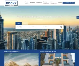 Rockyrealestate.com(Dubai Real Estate Agency) Screenshot