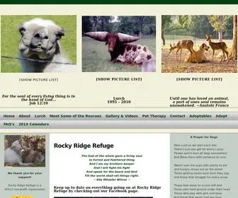 Rockyridgerefuge.com(Rocky Ridge Refuge) Screenshot