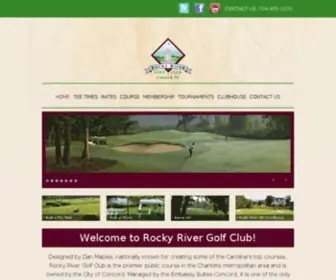 Rockyrivergolf.com(Rocky River Golf Club) Screenshot