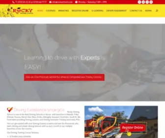 Rockyschool.co.ke(Rocky Driving School) Screenshot