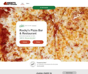 Rockyspizzabar.com(Rockyspizzabar) Screenshot