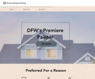 Rockyspringspainting.com(Exterior House Painting) Screenshot