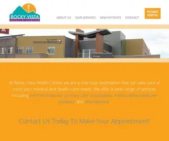 Rockyvistahc.com(Rocky Vista Health Center) Screenshot