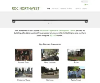 Rocnorthwest.com(Supporting Resident Owned Communities) Screenshot