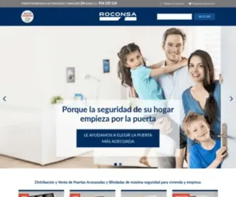 Roconsa.com(Puertas de seguridad blindadas y acorazadas) Screenshot
