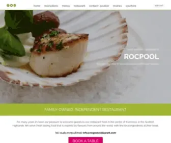 RocPoolrestaurant.com(The original Rocpool Restaurant) Screenshot