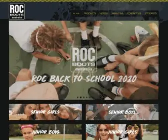 Rocschoolshoes.com.au(ROC Boots Australia) Screenshot