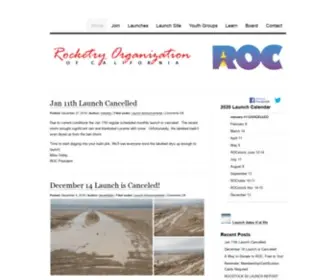 Rocstock.org(Rocketry Organization of California) Screenshot