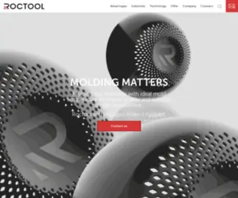 Roctool.com(Roctool Molding Matters) Screenshot