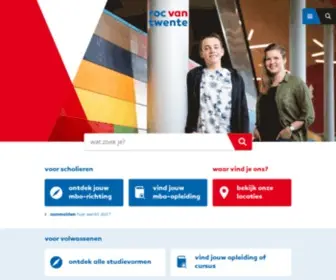 RocVantwente.nl(ROC van Twente) Screenshot