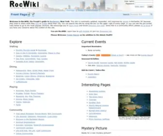 Rocwiki.org(Rochester Wiki) Screenshot