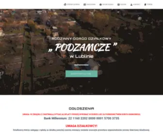 Rod-Podzamcze.pl(Rodzinny Ogród Działkowy „Podzamcze”) Screenshot