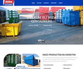 Roda.nl(Roda containers B.V) Screenshot