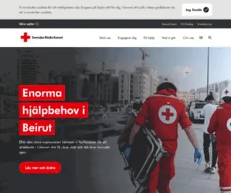 Rodakorset.se(Röda Korset) Screenshot
