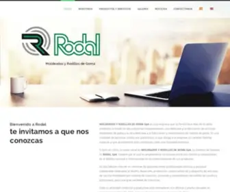 Rodal.cl(Moldeados y Rodillos de Goma SpA) Screenshot