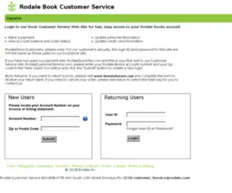 Rodalecustomerservice.com(Rodalequickpay) Screenshot