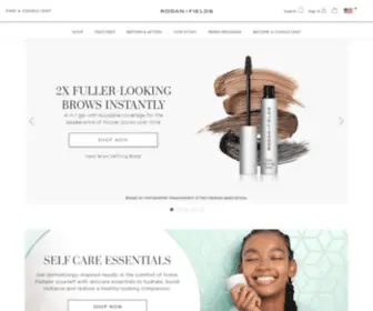 Rodanandfields.com(Dermatologist-Created Skincare Products) Screenshot