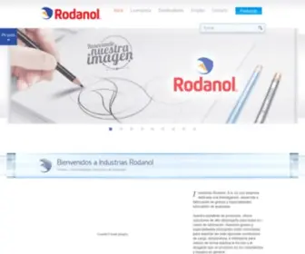 Rodanol.com(Industrias Rodanol) Screenshot