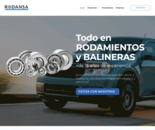 Rodansa.com(Rodamientos y Balineras para la industria en Panamá) Screenshot