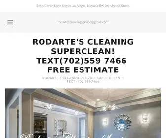 Rodartescleaningservice.com(RODARTES CLEANING SERVICE) Screenshot