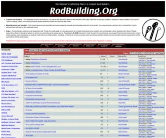 Rodbuilding.org(Rodboard) Screenshot
