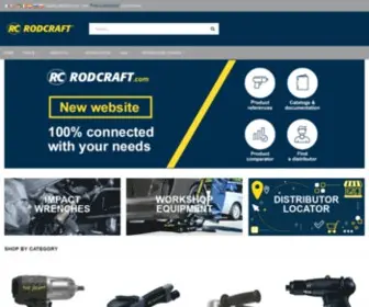 Rodcraft.com(Rodcraft Pneumatic Tools) Screenshot