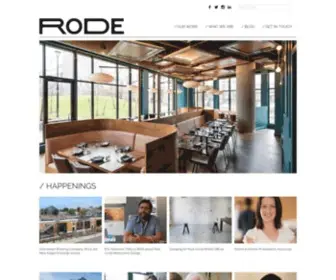 Rodearchitects.com(RODE Architects) Screenshot