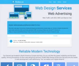 Rodee.ca(Rodee Web Design & Services) Screenshot