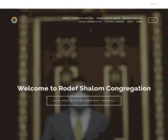 Rodefshalom.org(Rodef Shalom) Screenshot