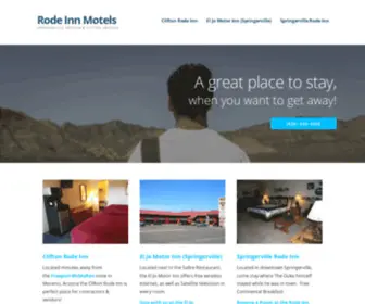 Rodeinnmotels.com(Springerville, Arizona & Clifton, Arizona) Screenshot