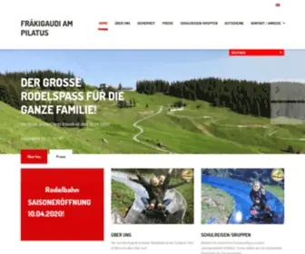 Rodelbahn.ch(Fräkigaudi am Pilatus) Screenshot