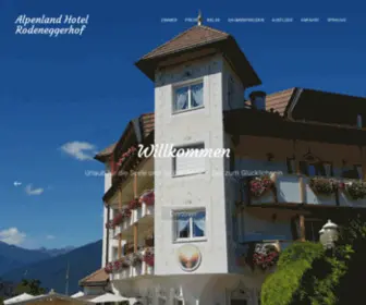 Rodeneggerhof.com(Alpenland Hotel Rodenegger Hof) Screenshot