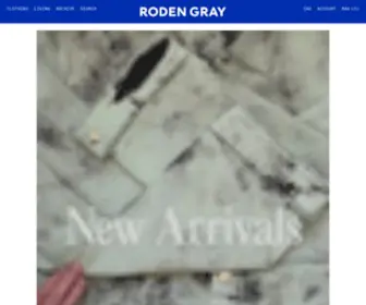 Rodengray.com(The leading source in menswear) Screenshot