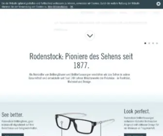 Rodenstock.de(Brillenfassungen, Brillengläser, Optikersuche) Screenshot