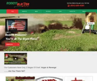 Rodentblaster.com(Prairie Dog Underground Rodent Control With Propane And Oxygen) Screenshot