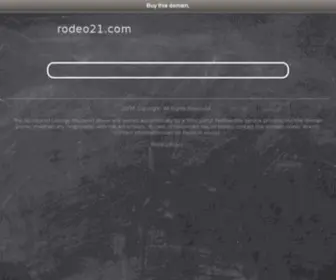 Rodeo21.com(IIS Windows Server) Screenshot