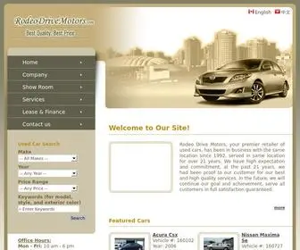 Rodeodrivemotors.com(Vancouver Used Cars for Sale) Screenshot