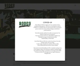 Rodeomexicangrill.com(Rodeo Mexican Grill) Screenshot