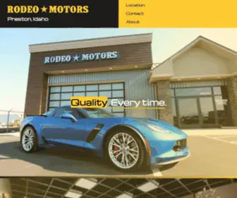 Rodeomotors.com(Rodeo Motors) Screenshot