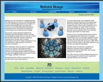 Roderickdesigns.com(Roderick Designs) Screenshot