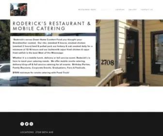 Rodericksfoodtruck.com(Roderick's Mobile Catering) Screenshot