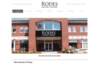 Rodes.com(Rodes For Him For Her) Screenshot