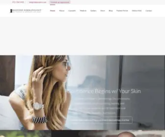 Rodgersderm.com(Rodgers Dermatology in Frisco) Screenshot