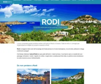 Rodi.info(La guida online per le tue vacanze a Rodi) Screenshot