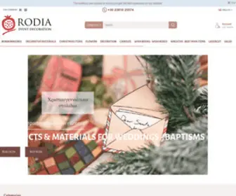 Rodia-Decor.com(Γάμος) Screenshot