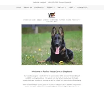 Rodinastraze.com(German Shepherd) Screenshot