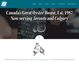 Rodneysoysterhouse.com(Canada's Great Seafood Restaurant) Screenshot